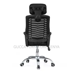 Swivel Secretarial Headrest Mesh Chair