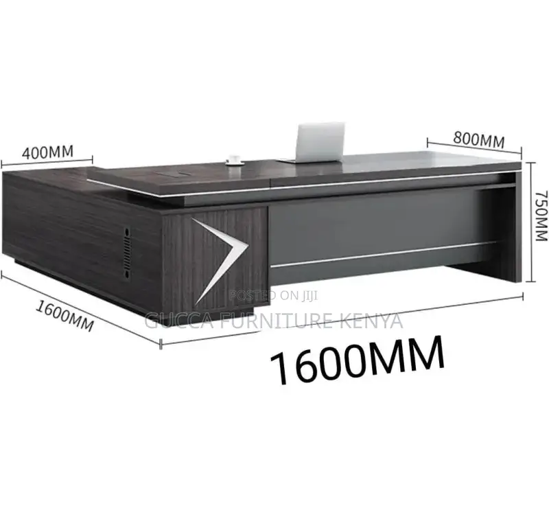 Executive 180cm Director's L-shaped Office Table