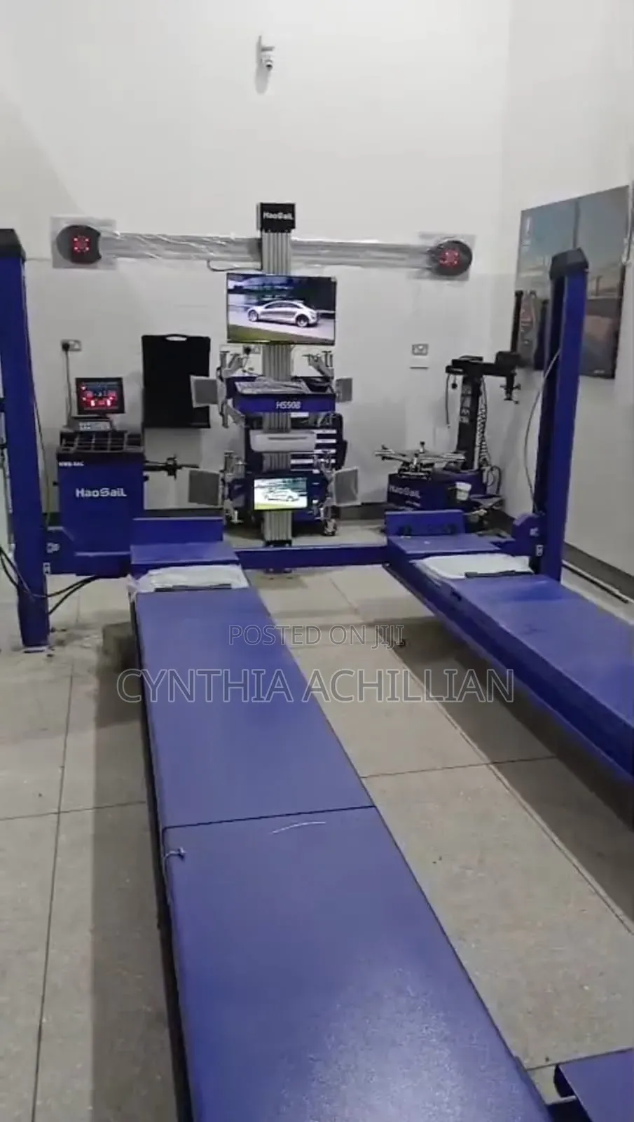 Wheel Alignment With Pit Rack Machine