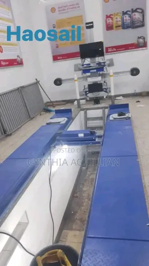 Wheel Alignment With Pit Rack Machine