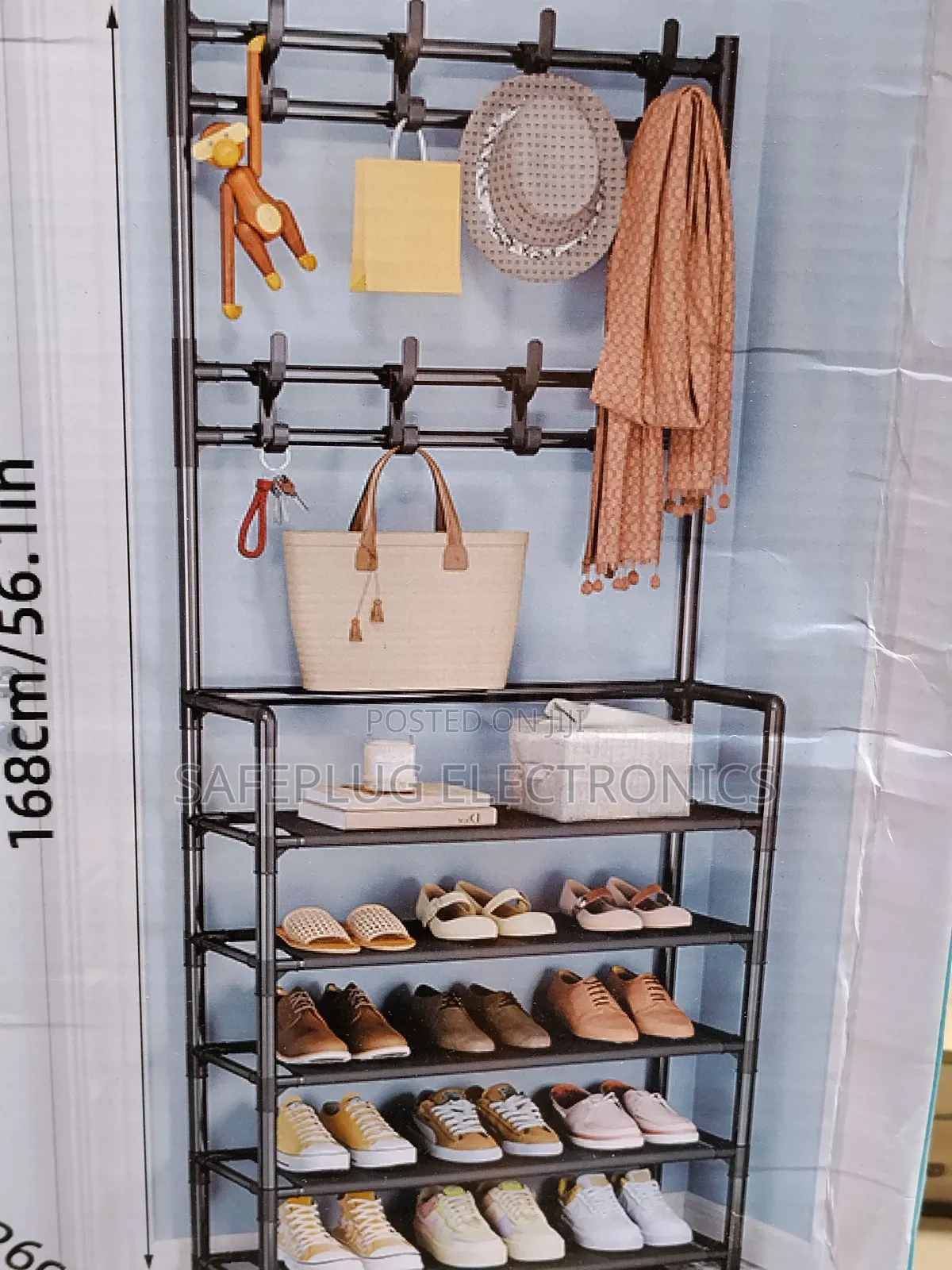 -In-1 Organizer: Shoe, Hat Coat Rack | Modern Design