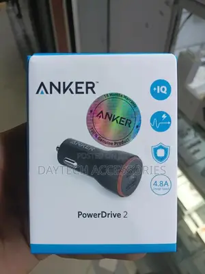 Anker Powerdrive 2 (24w) 2-Port Car Charger.