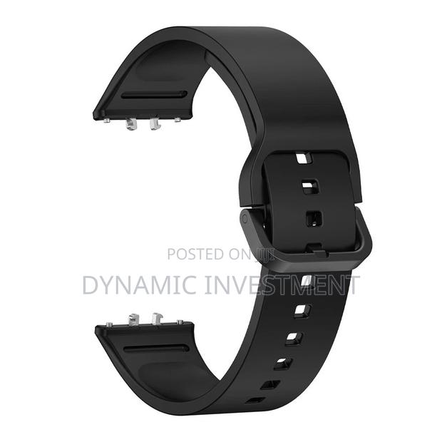 Samsung Galaxy Fit 3 Silicone Strap (Black) - main view