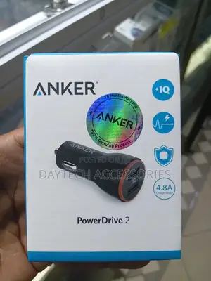 Anker Powerdrive 2 24w 2-Port Car Charger - Black
