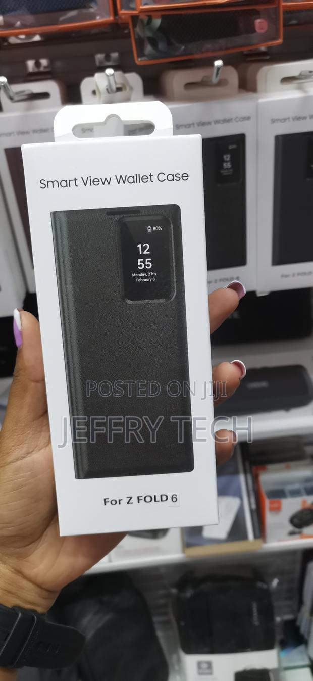 Byleas Clear View Pu Leather Cover Samsung Galaxy Z Fold 6