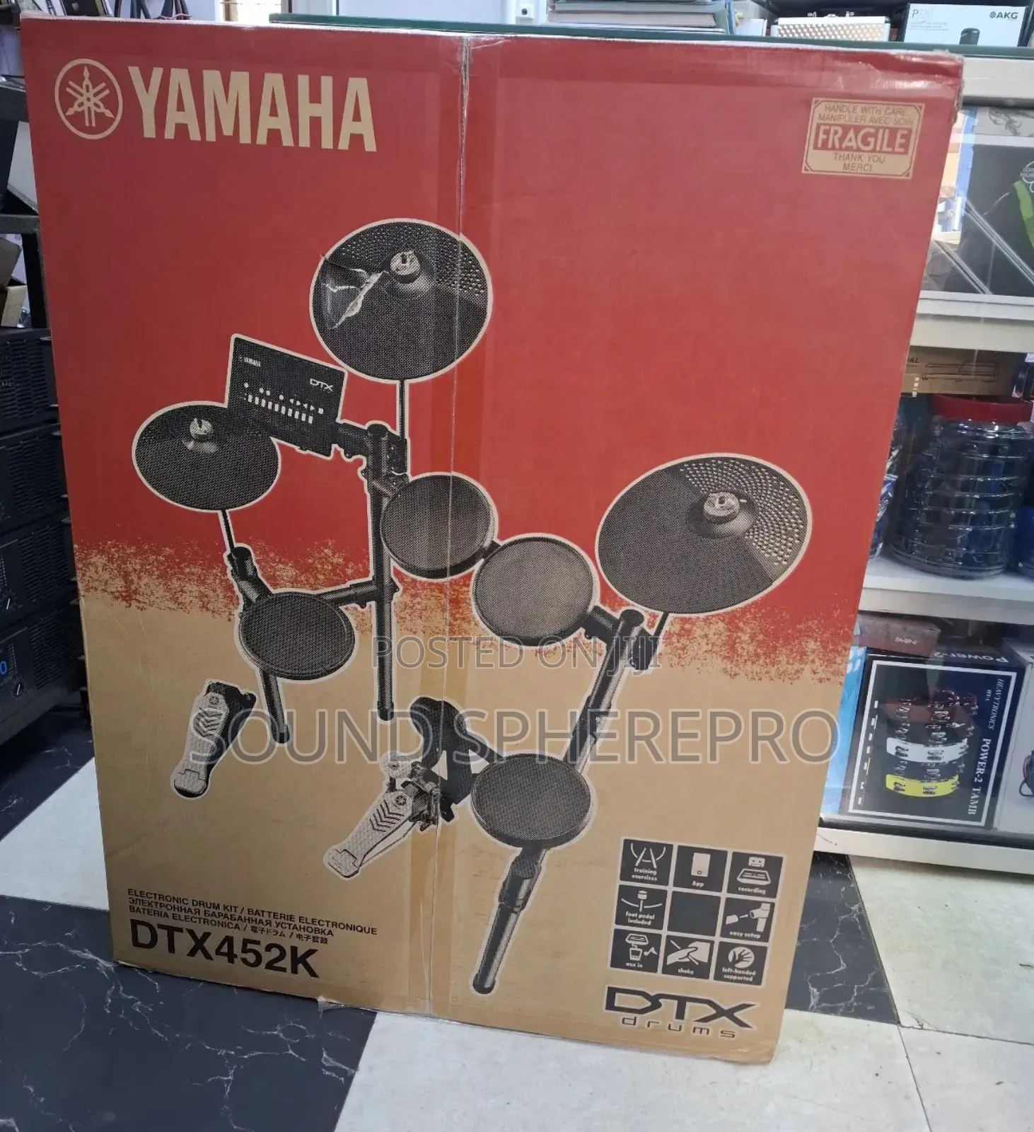 Yamaha Dtx452 Electric Drumset