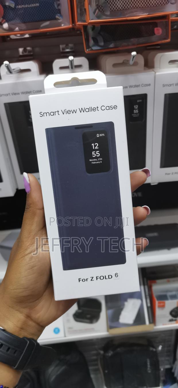 Feasrt Clear View Leather Cover for Samsung Galaxy Z Fold 6