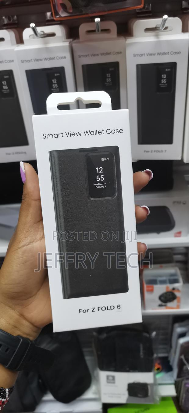 Measxa Clear View Cover Leather for Samsung Galaxy Z Fold 6 - main view