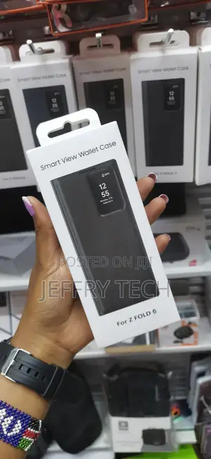 Measxa Clear View Cover Leather for Samsung Galaxy Z Fold 6