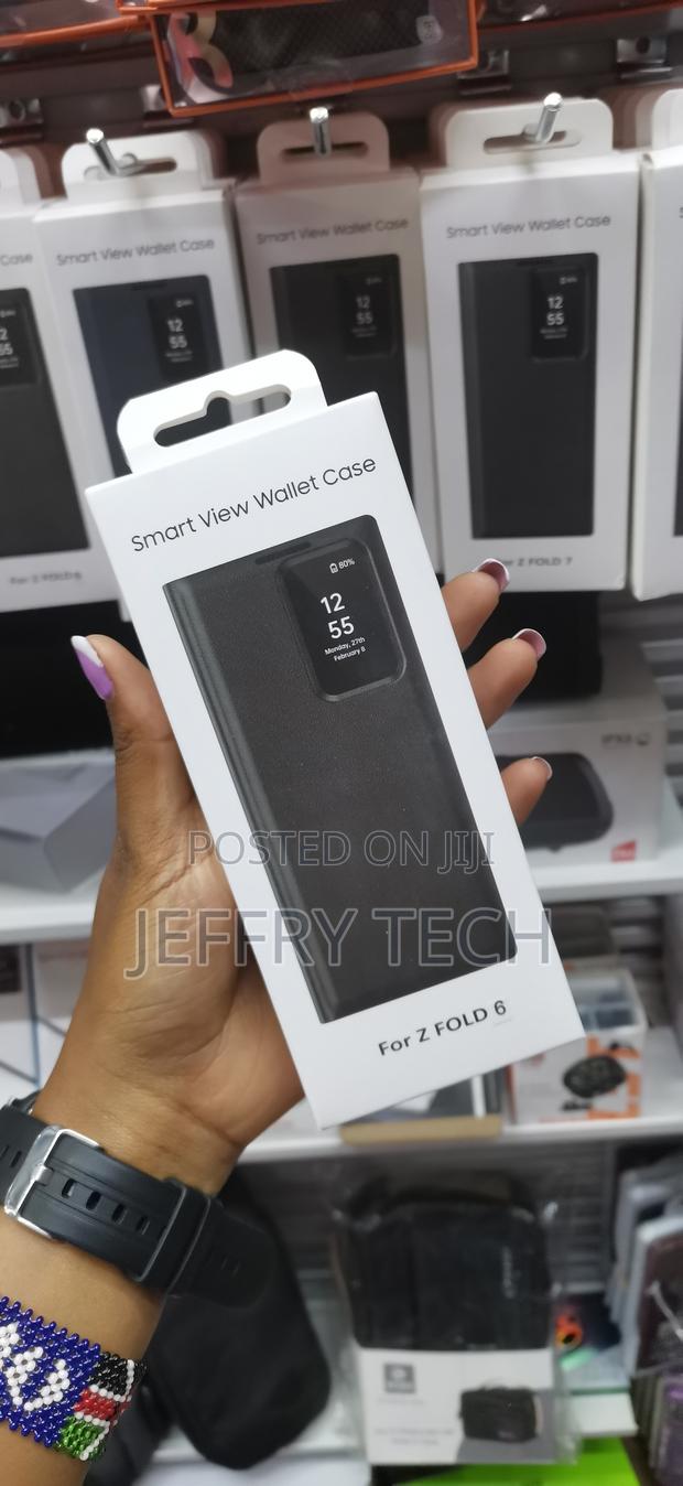 Measxa Clear View Cover Leather for Samsung Galaxy Z Fold 6 - thumbnail 2