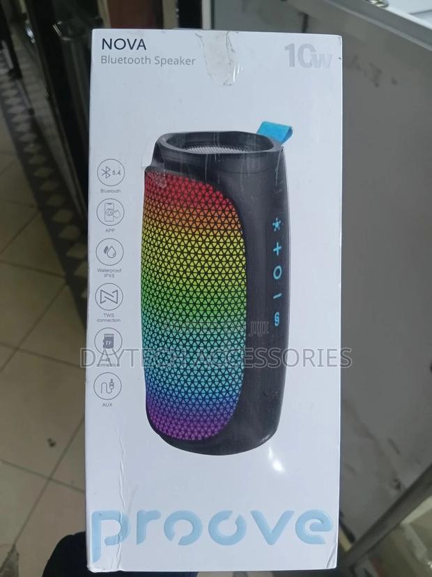 The Proove Nova Portable 10w Bluetooth 5.3 Speaker With RGB Lighting - main view