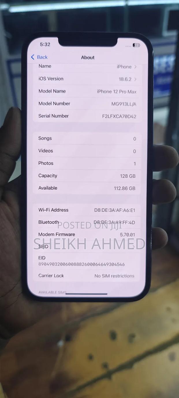 Apple iPhone 12 Pro Max 128 GB Purple - thumbnail 3