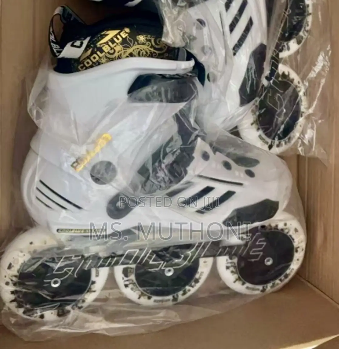 White Professional Triskates Size 38-45