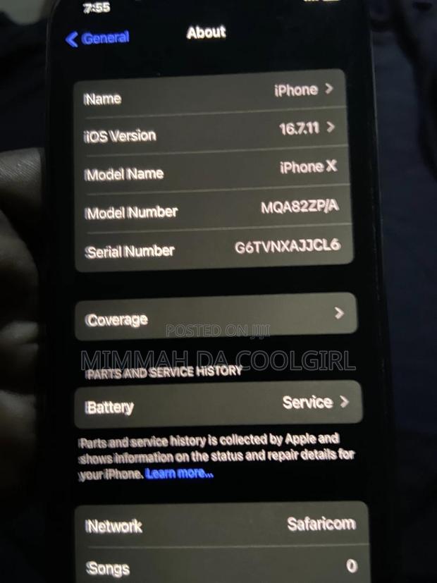 Apple iPhone X 256 GB Black - thumbnail 3