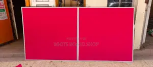 Fabricated Red Notice Boards for Beauty Parlor 4ft X 4ft