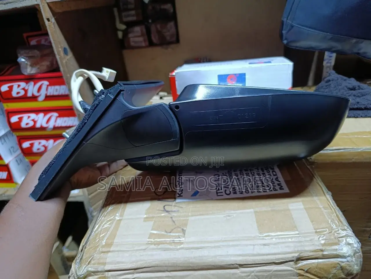 Side Mirror Black Toyota Prado Fj 120