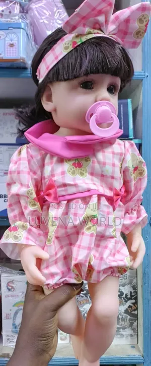 Romper Dressed White Doll