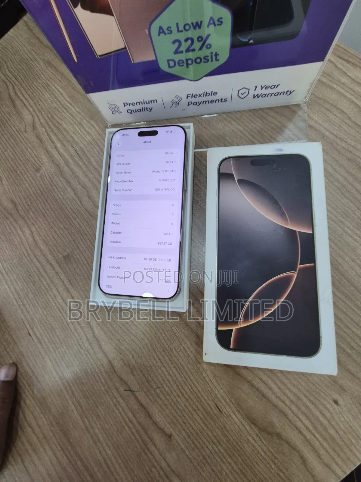 Apple iPhone 16 Pro Max 1 TB Gold