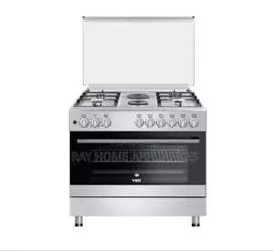 Von 60cm*90cm 4gas+2electricplate Standing Cooker Semi-Inox Fulloven