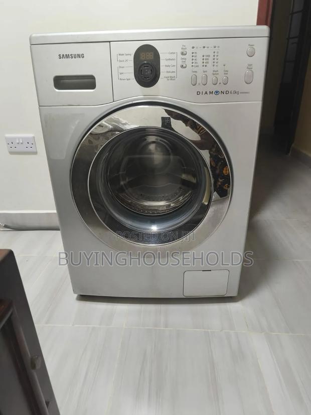 Samsung 6kg Front Load Washing Machine (Silver) - main view