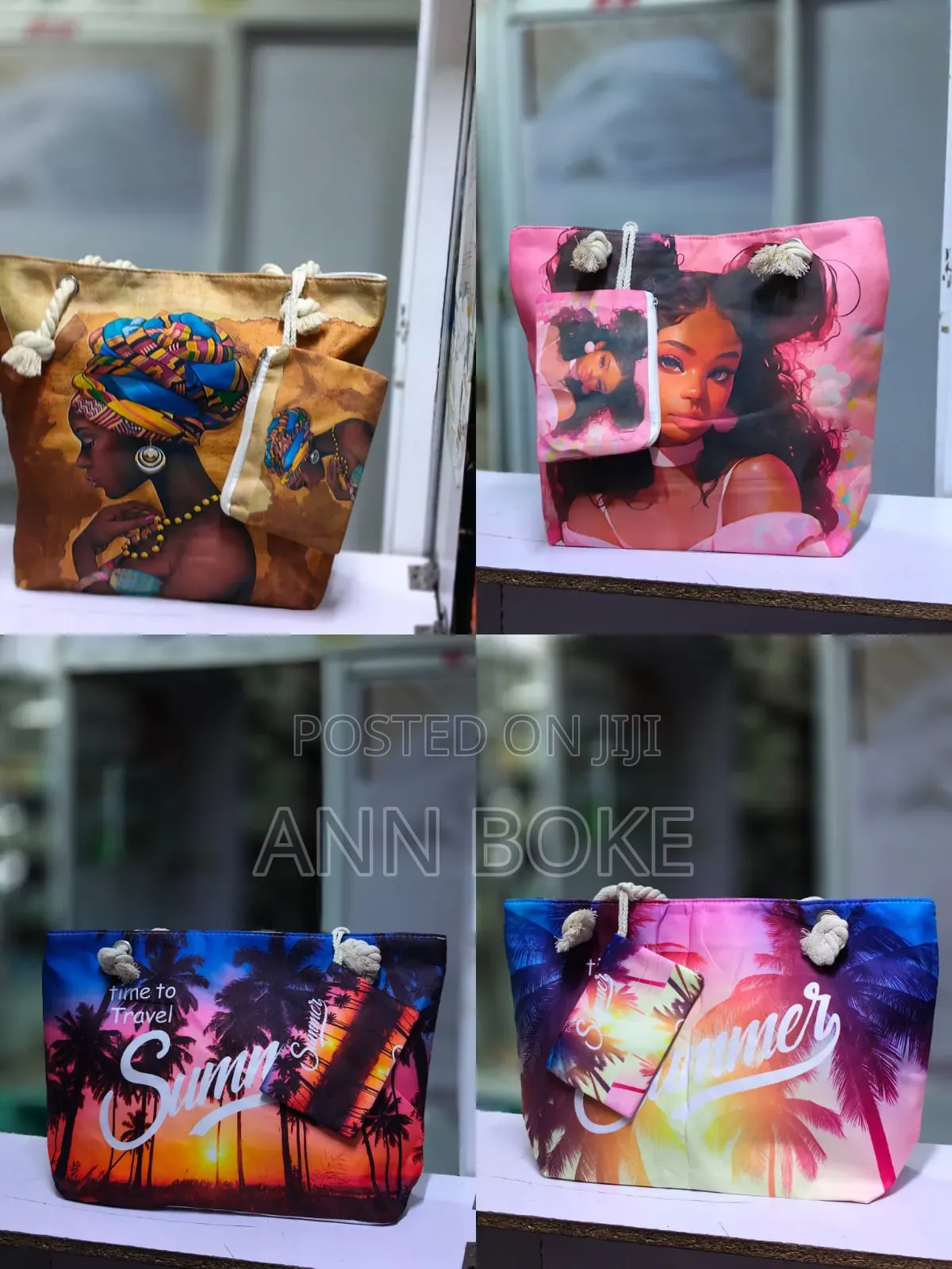 2 in 1 African Themed Handbag 
 