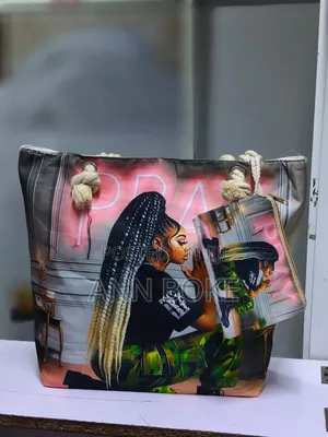2 in 1 African Themed Handbag 
 