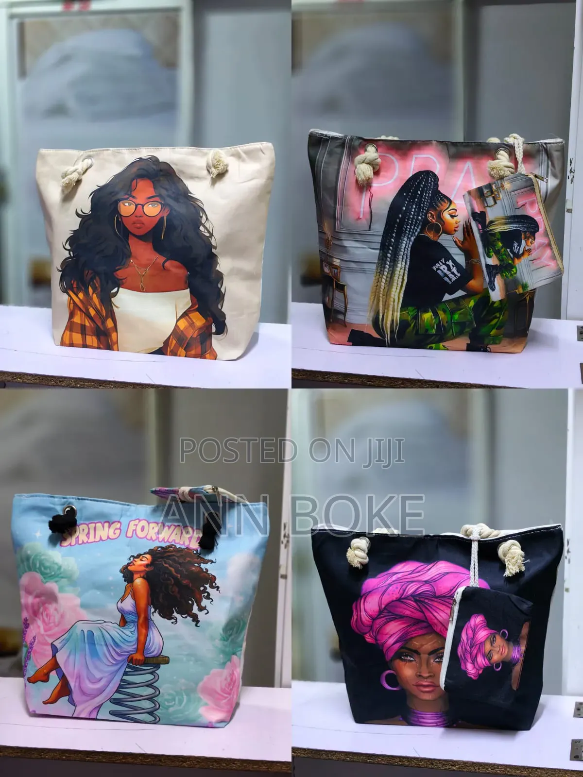2 in 1 African Themed Handbag 
 