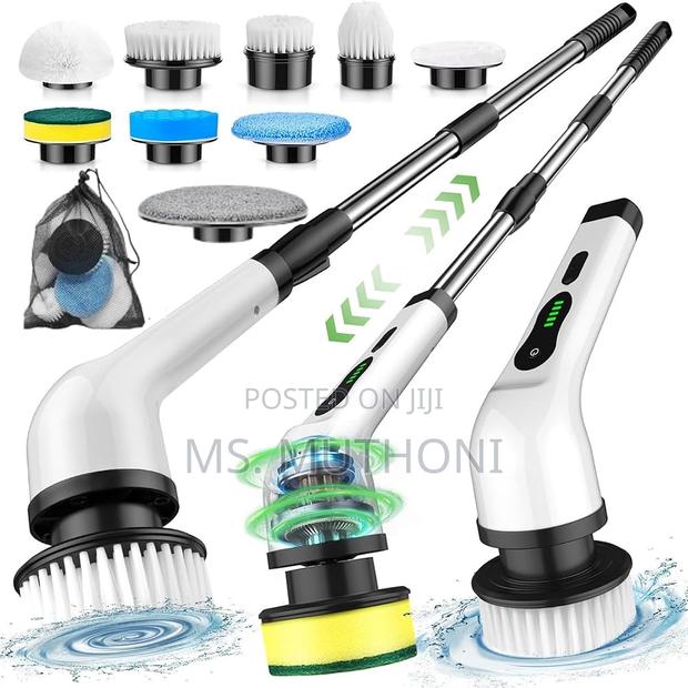 Versatile Cordless Electric Spin Scrubber, - main view