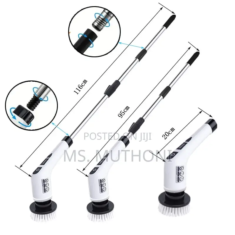 Versatile Cordless Electric Spin Scrubber,