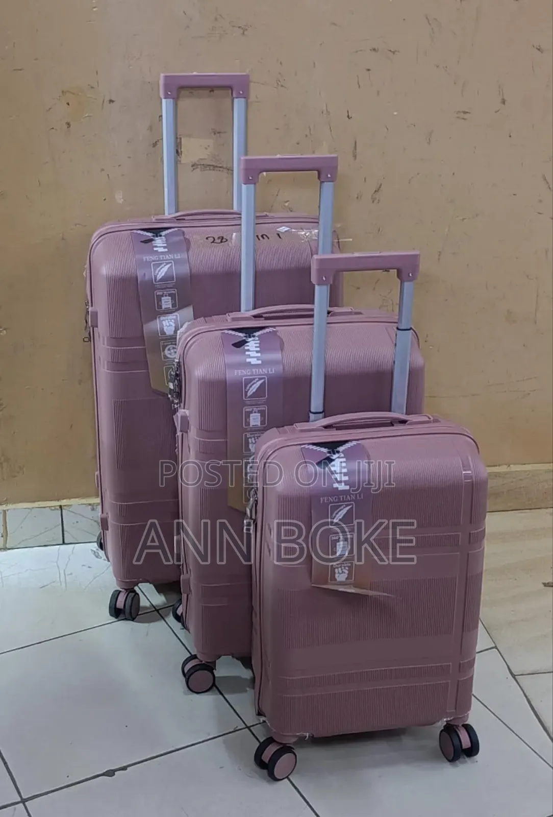* Unbreakable Rubber Suitcase Pp 3-in-1 Suitcase