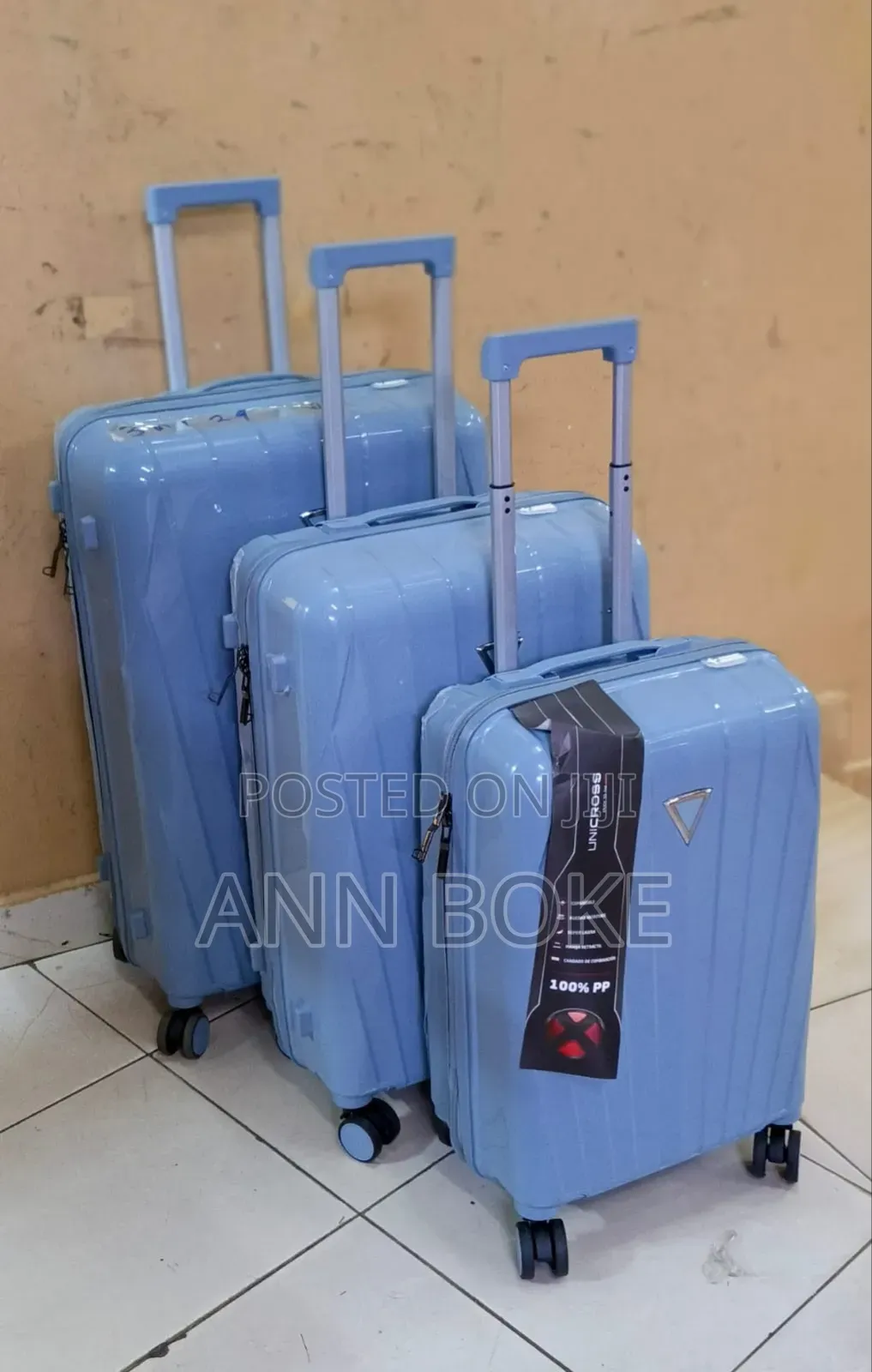 * Unbreakable Rubber Suitcase Pp 3-in-1 Suitcase