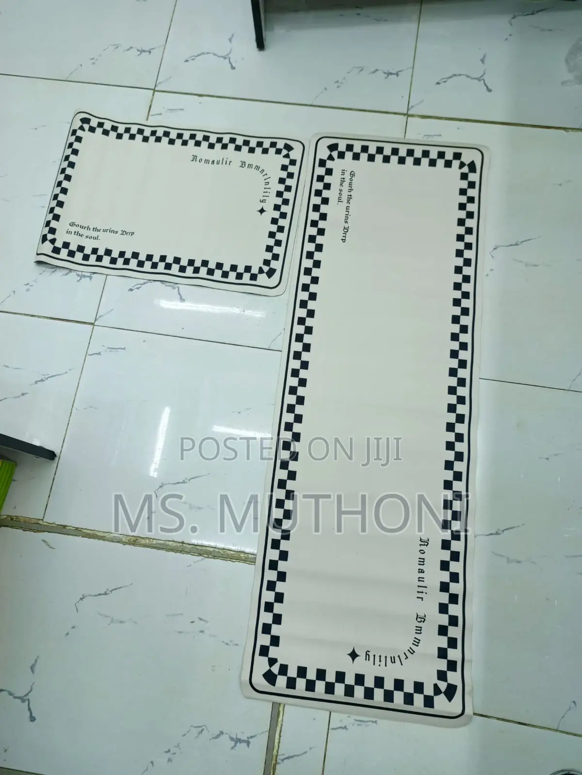 2pc Super Absorbent Kitchen Mat.