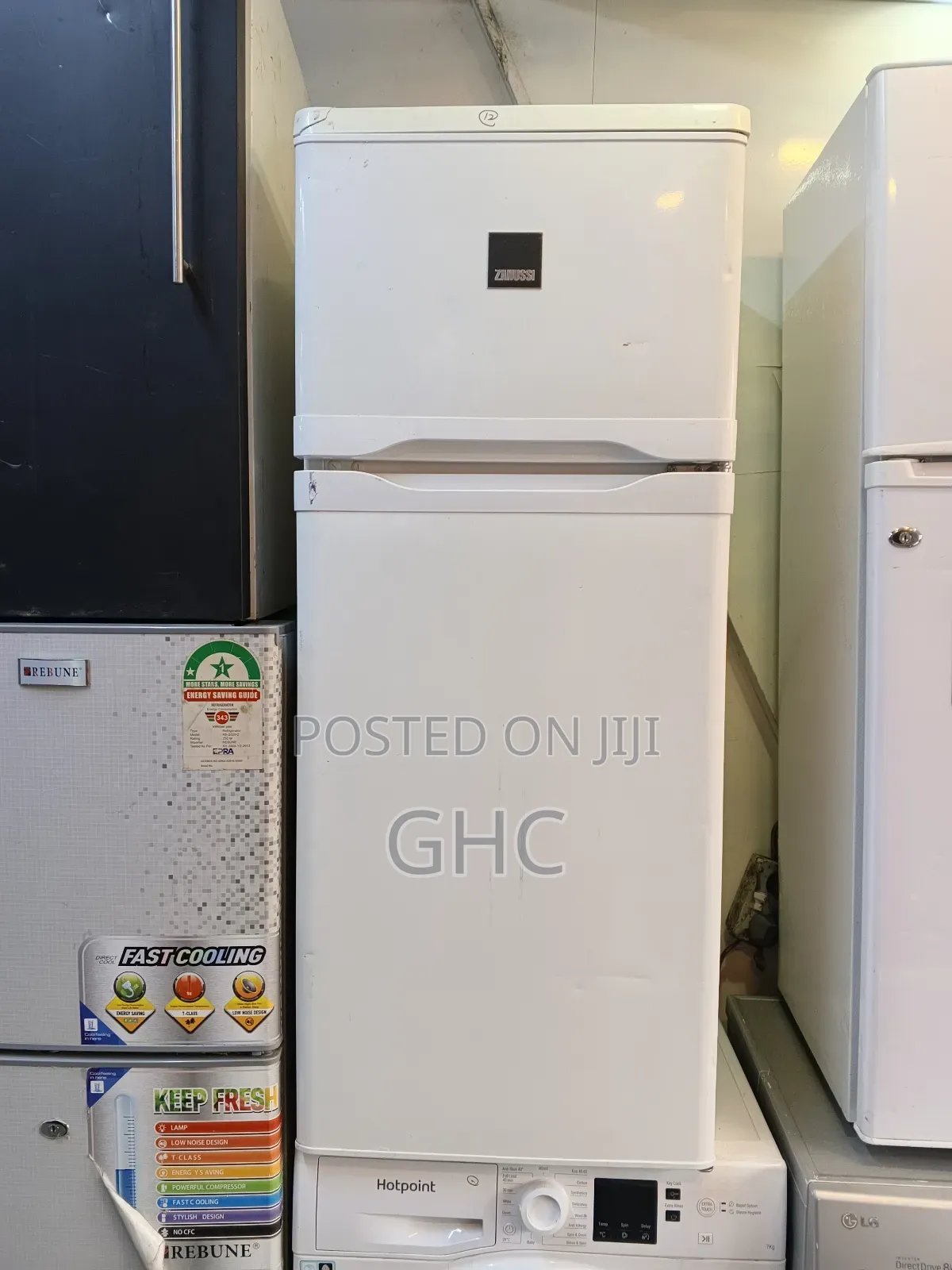Zanussi Double Door Fridge