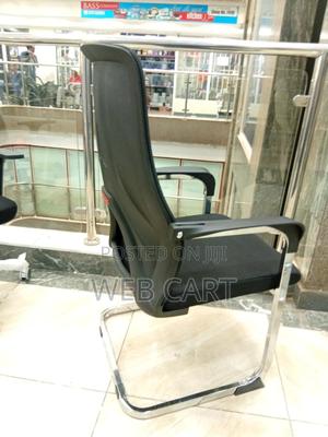 Mesh Non-Rolling Guest Office Chair - thumbnail 2