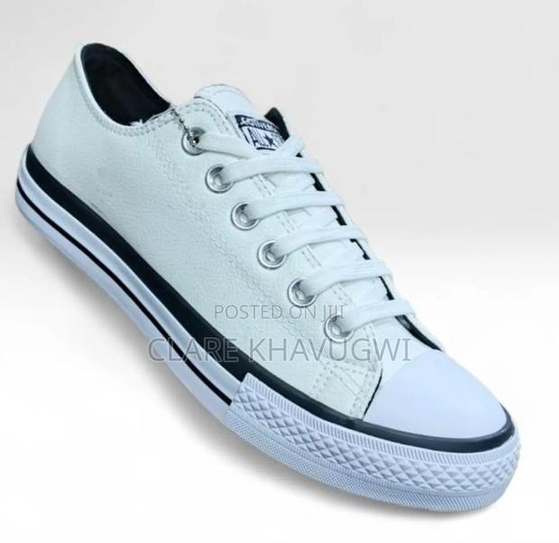 Leather Converse - main view