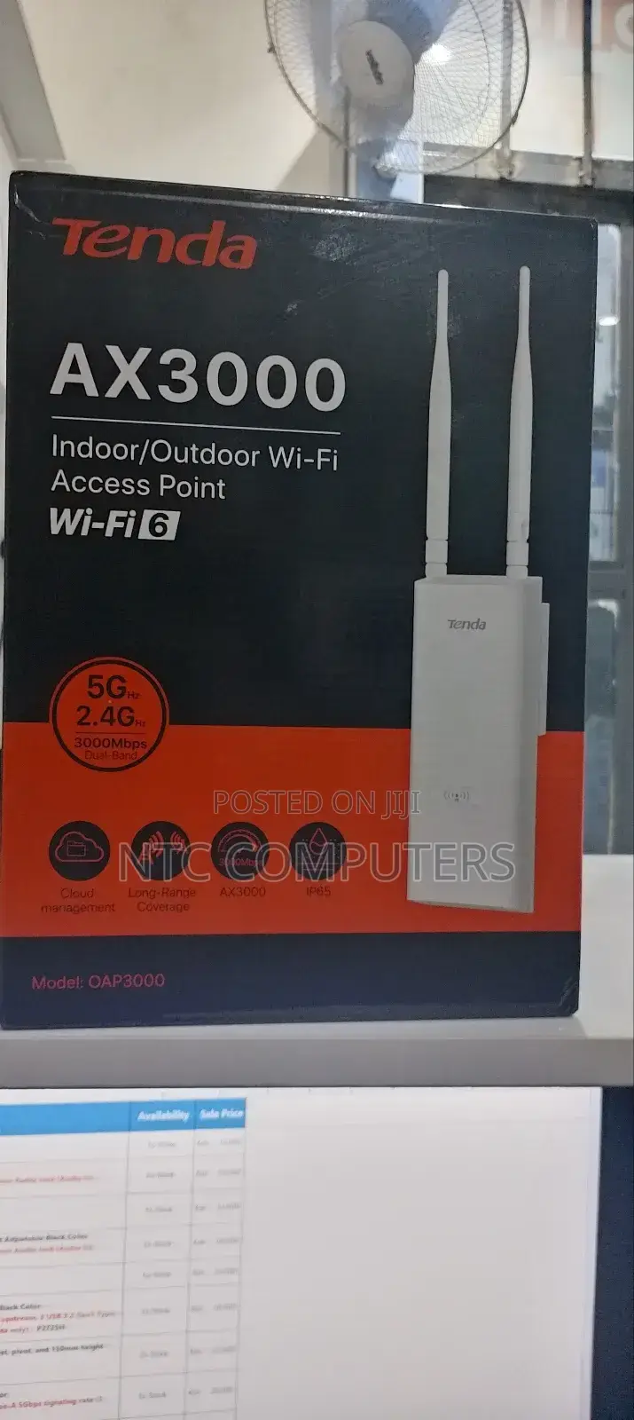 Tenda Oap Ax3000 Access Point Indoor/Outdoor
