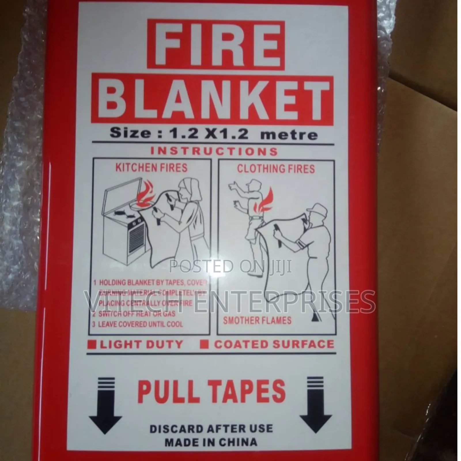 Fire Blanket 4ft By 4ft Fire Blanket