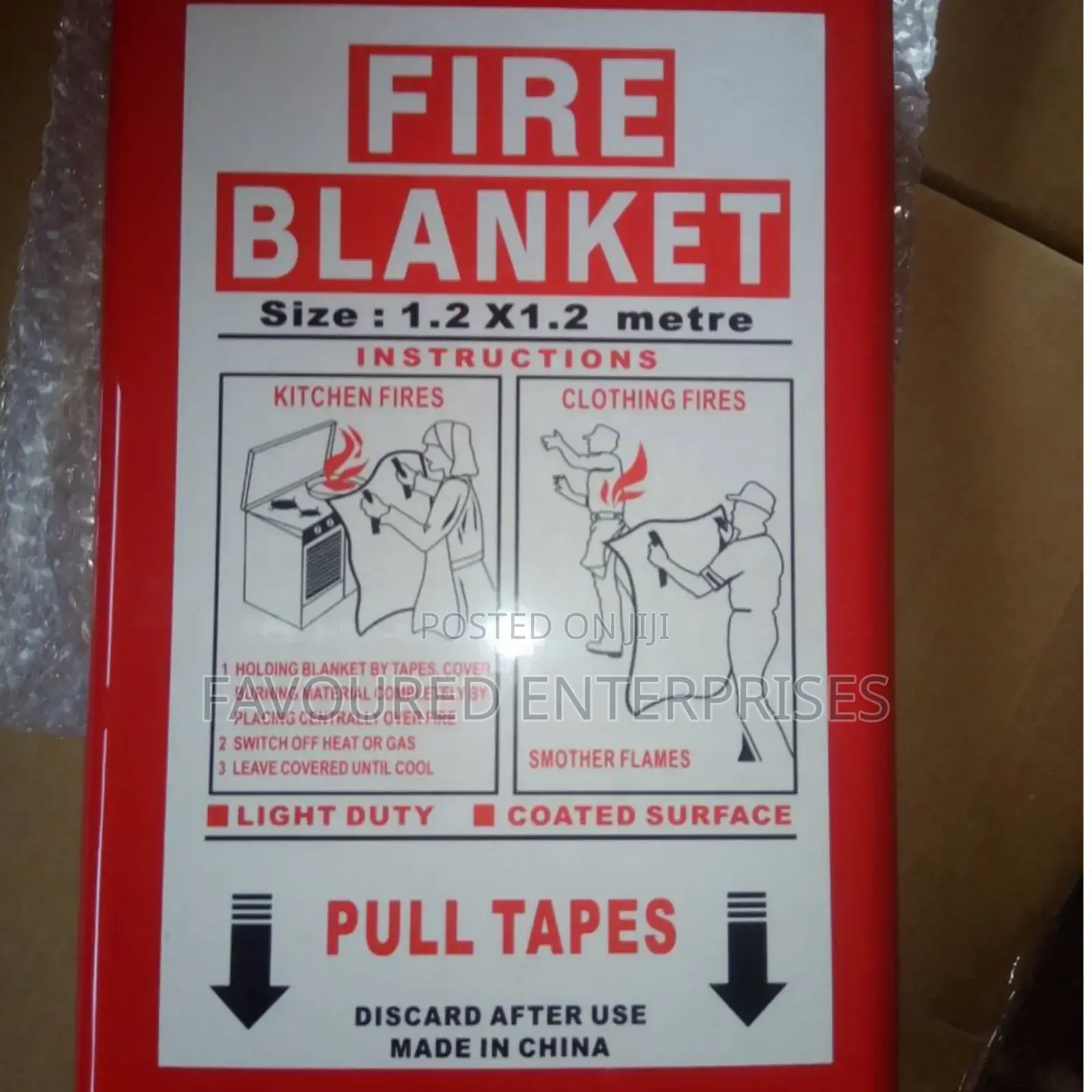 Fire Blanket 4ft By 4ft Fire Blanket