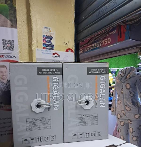 Gigalan 305m Cat 6 Ethernet Wire For Cctv Installation