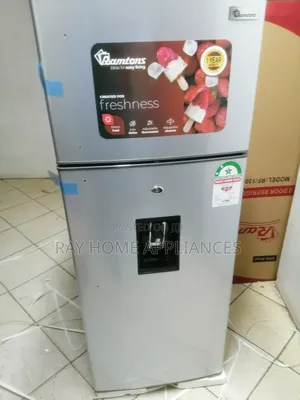 213litres Double Door With Water Dispenser Ramtons Refrigerator