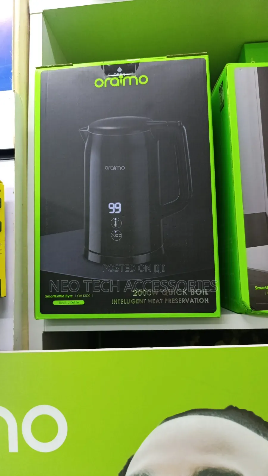 Oraimo Smartkettle Byte 2000w 304 Stainless Steel Electric Kettle