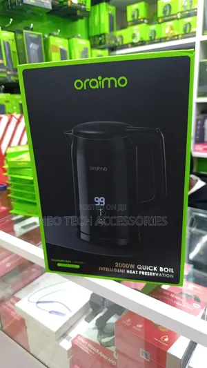Oraimo Smartkettle Byte 2000w 304 Stainless Steel Electric Kettle