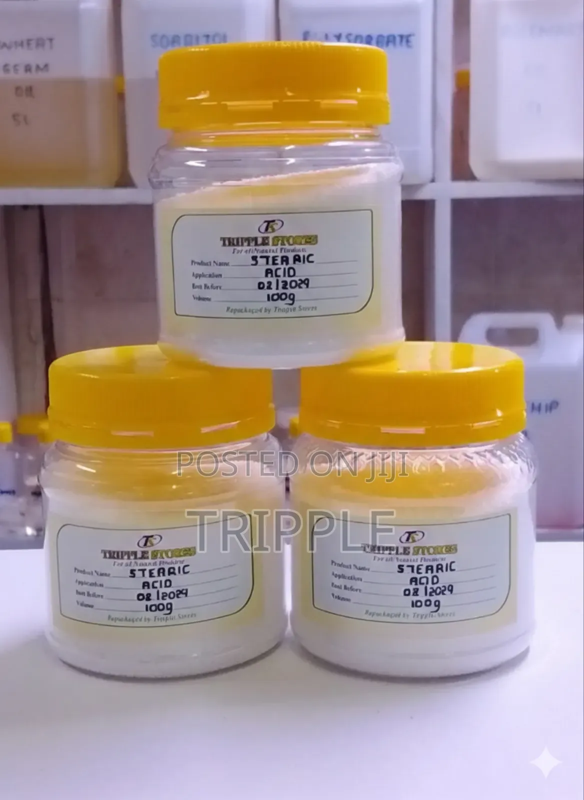 Stearic Acid – 100% Pure Co-Emulsifier Thickening Agent