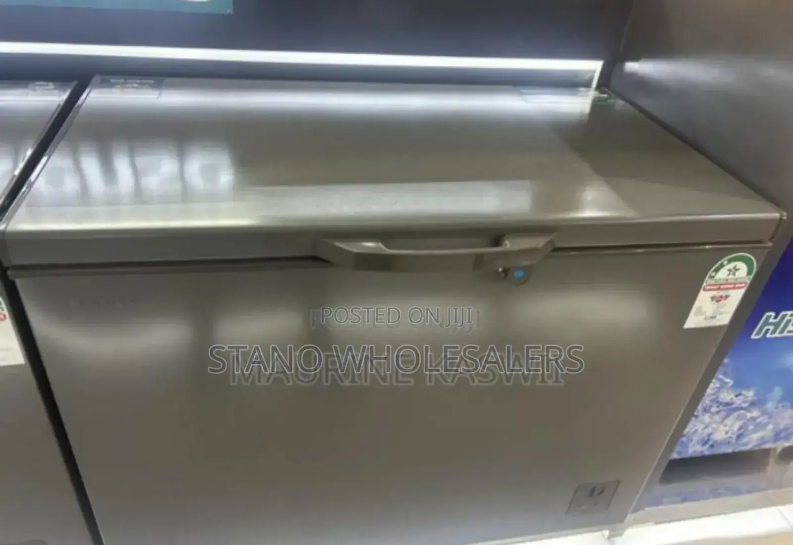 Colour Dark Silver -Hisense 297l Freezer