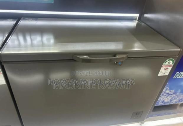 Colour Dark Silver -Hisense 297l Freezer - main view