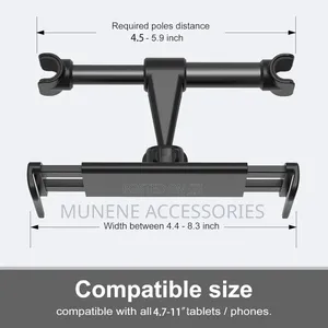 Car Headrest Backseat Phone Tablet Car Mount Holder for 4-11 Inch