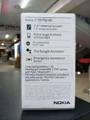New Nokia 2760 Flip 4 GB Black