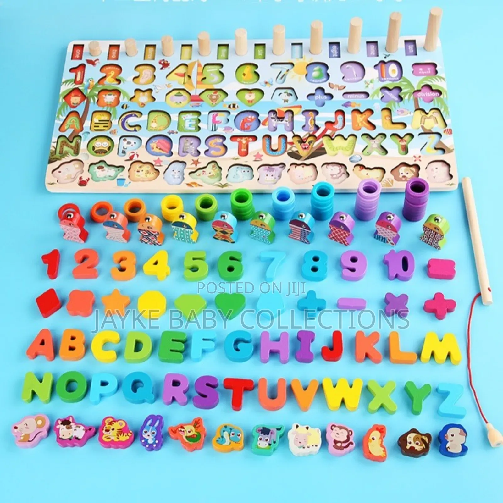 3–6y Kids? 8-in-1 Alphabet Numbers Learning Board