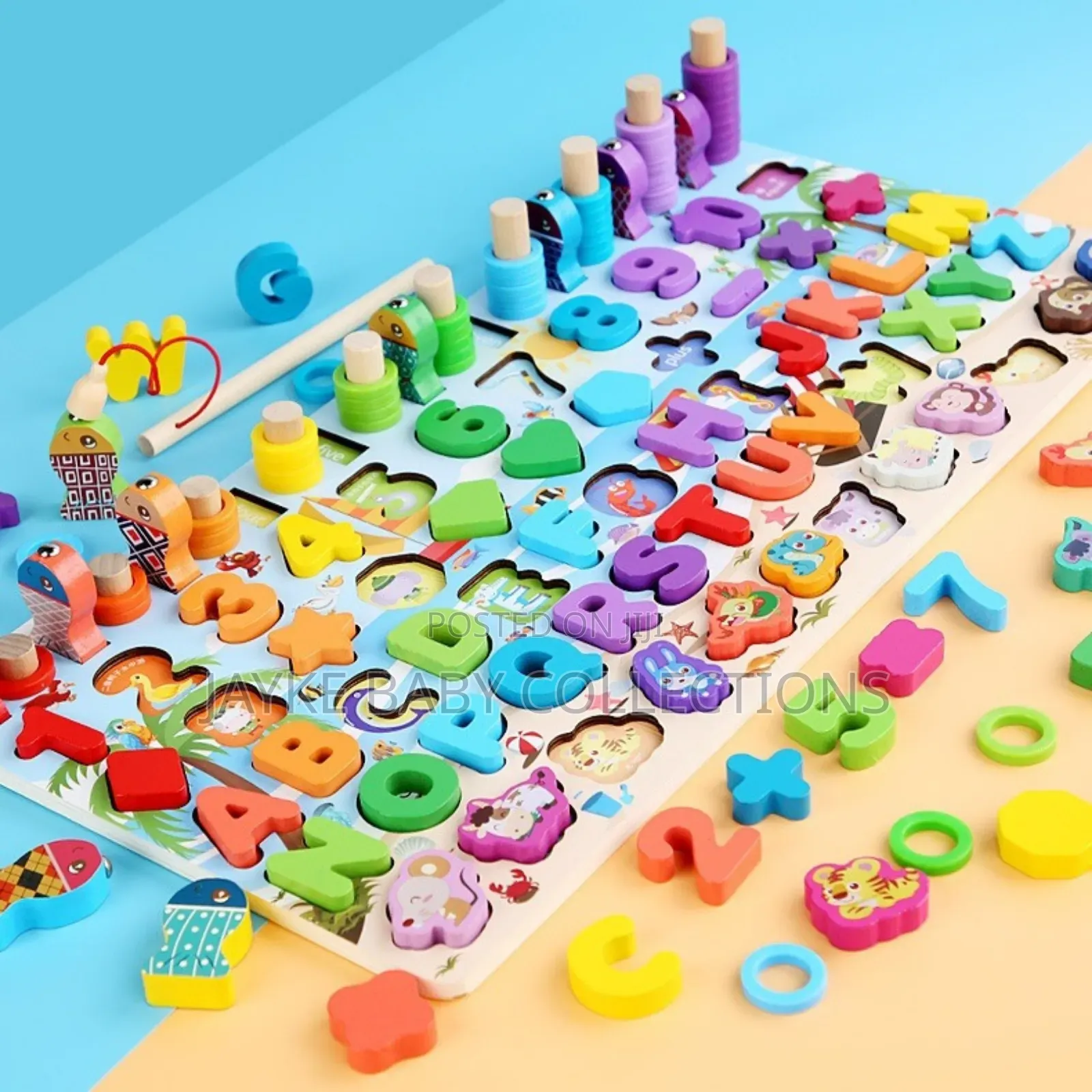 3–6y Kids? 8-in-1 Alphabet Numbers Learning Board