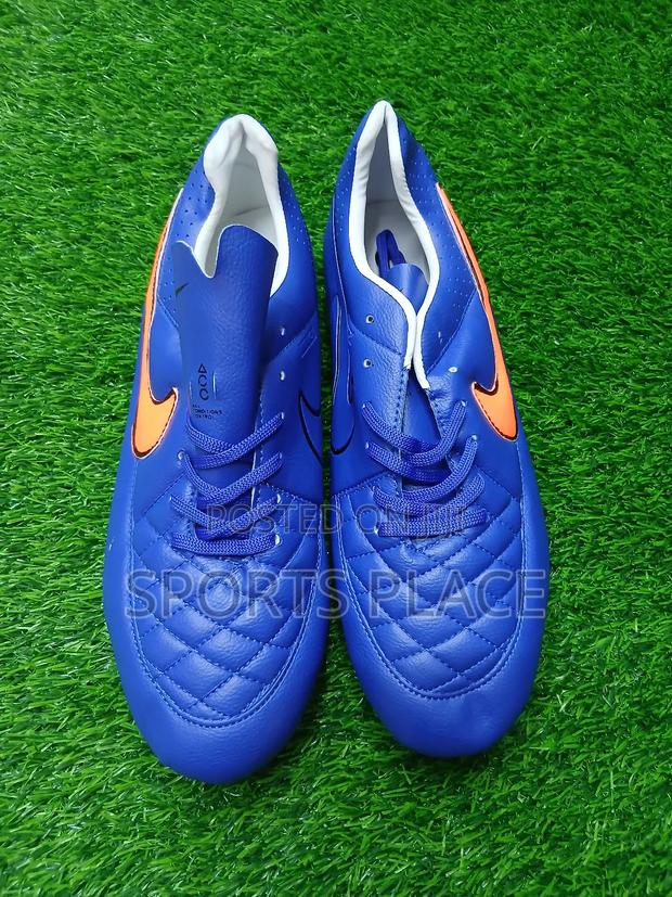 Nike Blue Tiempo Legend v Soccer Boots - thumbnail 4